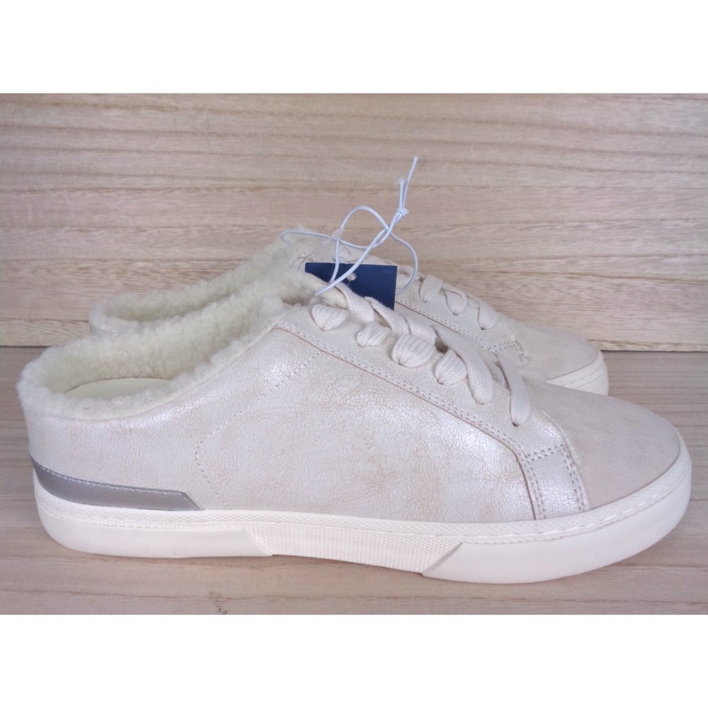 Universal Thread Penny Shearling Mule Sneaker Size 9 Slip On‎ With Laces